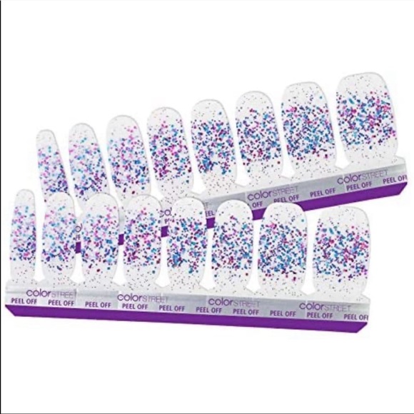 *Retired* Color Street: Less Bitter, More Glitter | Blue Pink Pastel Sparkle - Picture 8 of 8